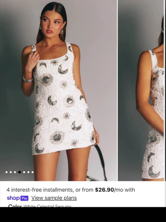 Show Me Your MuMu Dresses & Skirts - Show Me Your Mimi Sequin Mini Dress